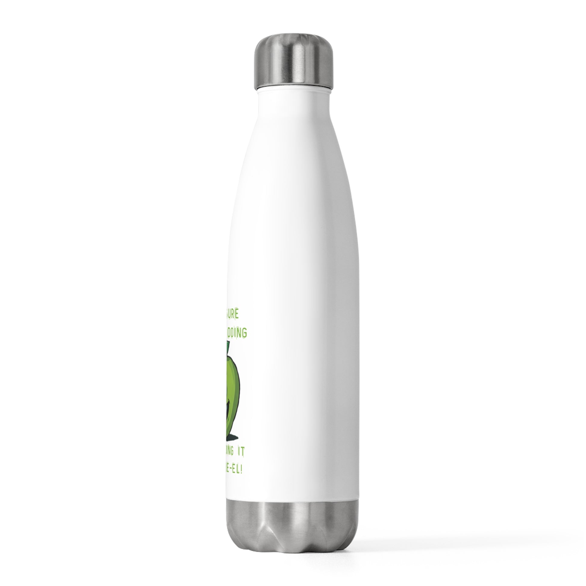"I'm Not Sure What I'm Doing... But I'm Doing it with Apple-el!" Funny Stainless Steel Bottle