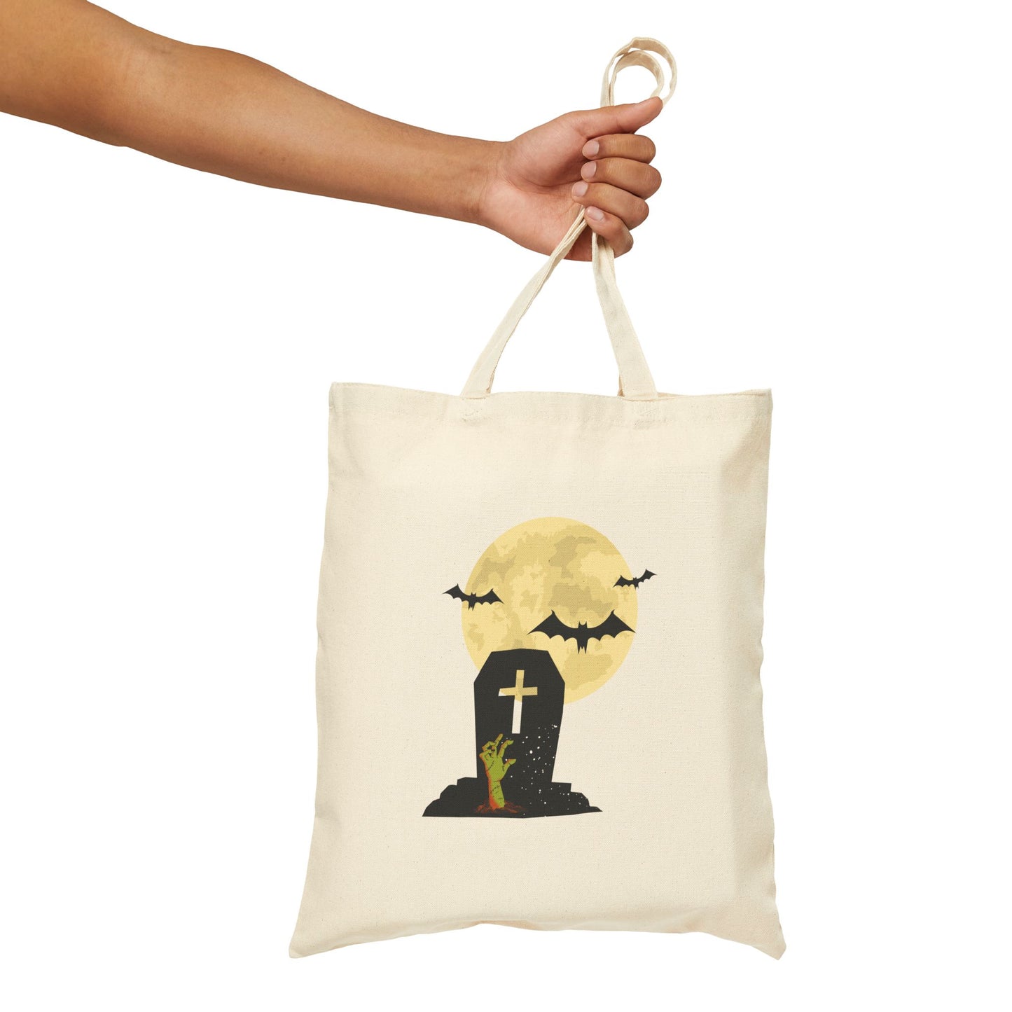 Graveyard Haunt: The Halloween Cemetery Tote Bag