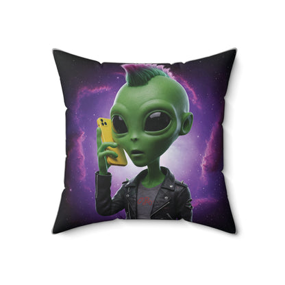 The Mission District Rebel: San Francisco Punk Alien Pillow