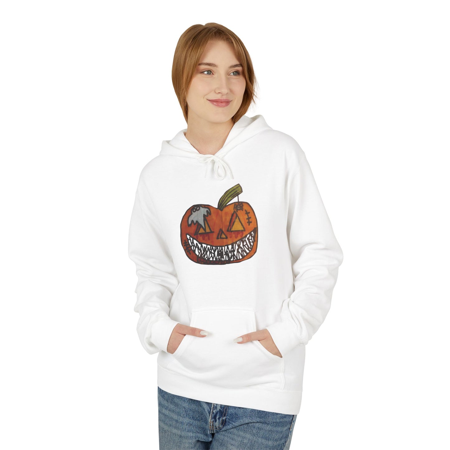Unisex Midweight Softstyle Fleece Hoodie - Halloween zucca