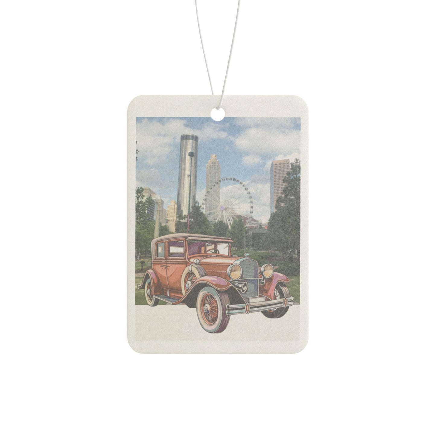 1930s Atlanta Vintage Car Air Freshener | Art Deco Sedan