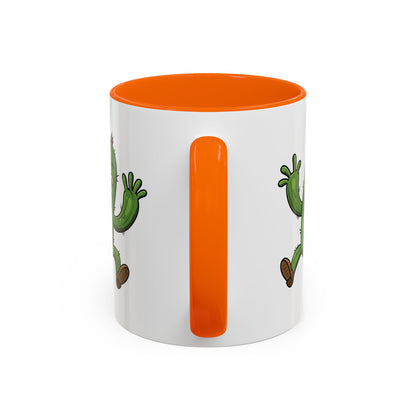Cactus Mania Happy Jumping Cactus Mug - Cheerful Ceramic Coffee Cup