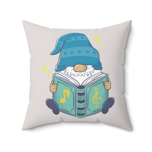Starry Symphony – Music Stand Gnome Throw Pillow