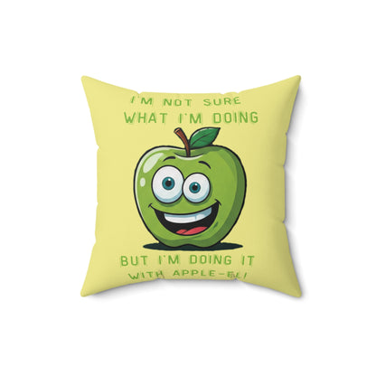 The Zenith of Chaos: The Apple-el Inspiration Throw Pillow