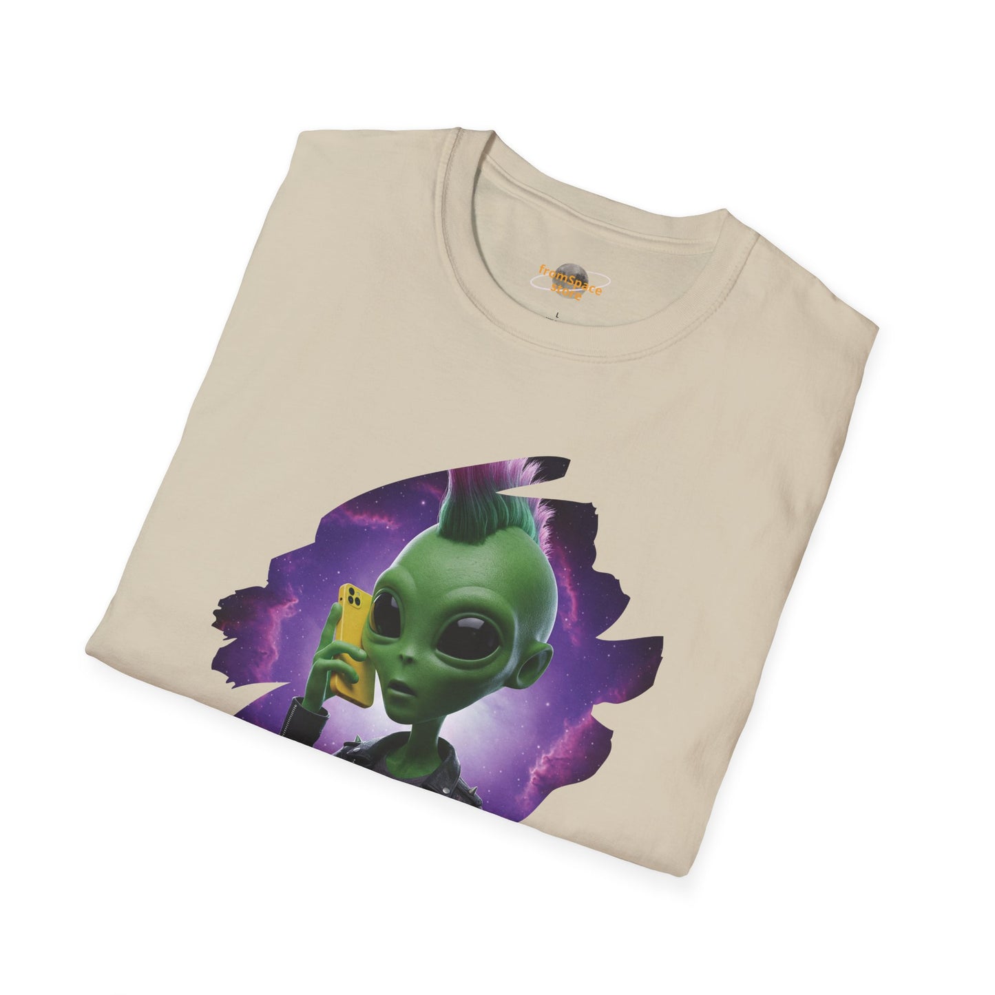 Alien Punk Sci-Fi Streetwear Tee - Cyberpunk Graphic Shirt