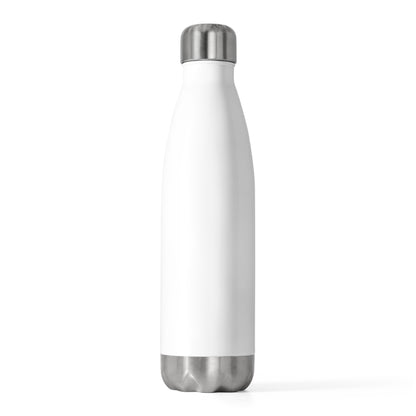 Whimsical Wisdom: Light Blue Gnome with Book Insulated Water Bottle!
