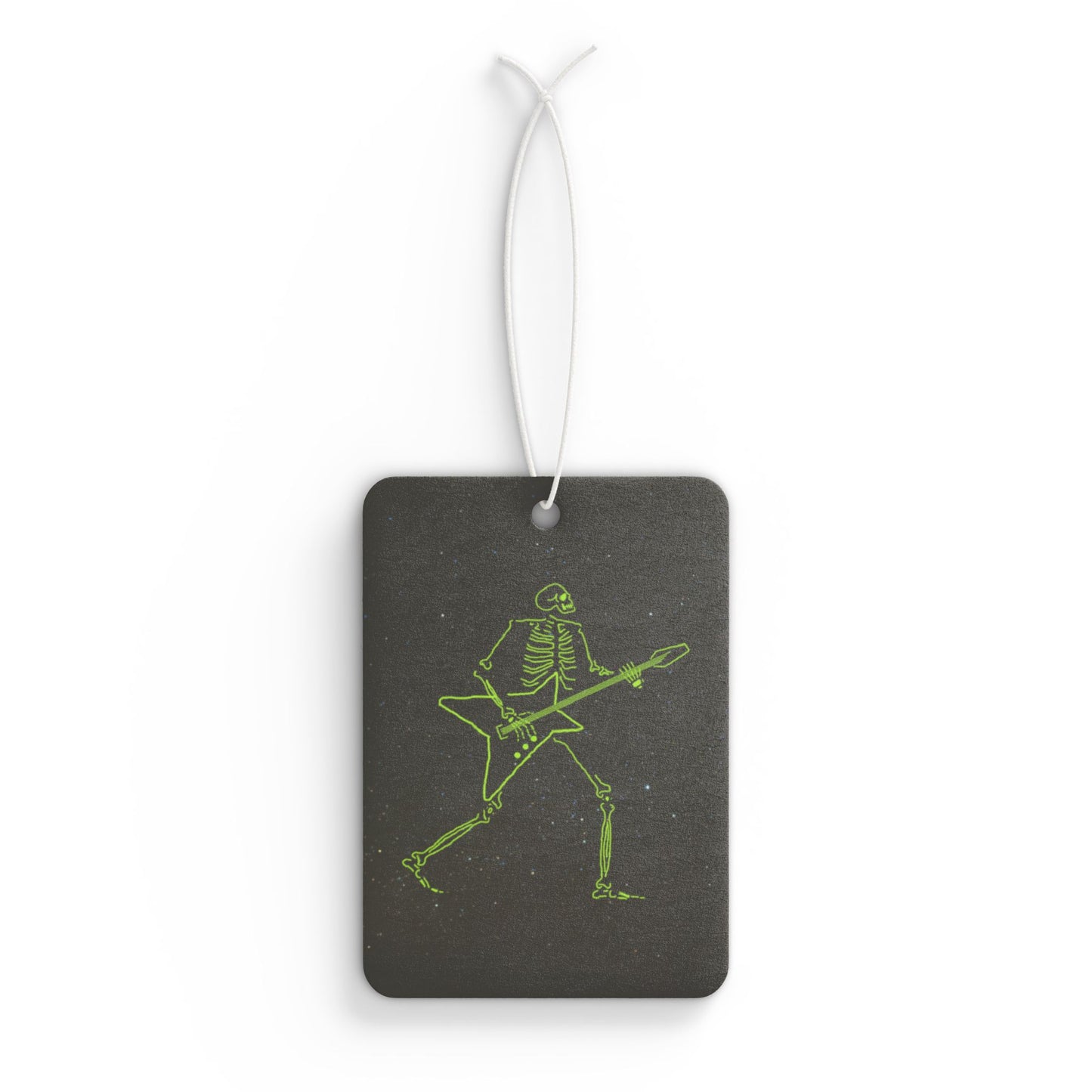 Metal Skeleton Fluo Electric Guitar Pllayer Car Air Freshener -  Power Car Freshener: Fresh Scent, Long-Lasting Fragrance, Funny Design