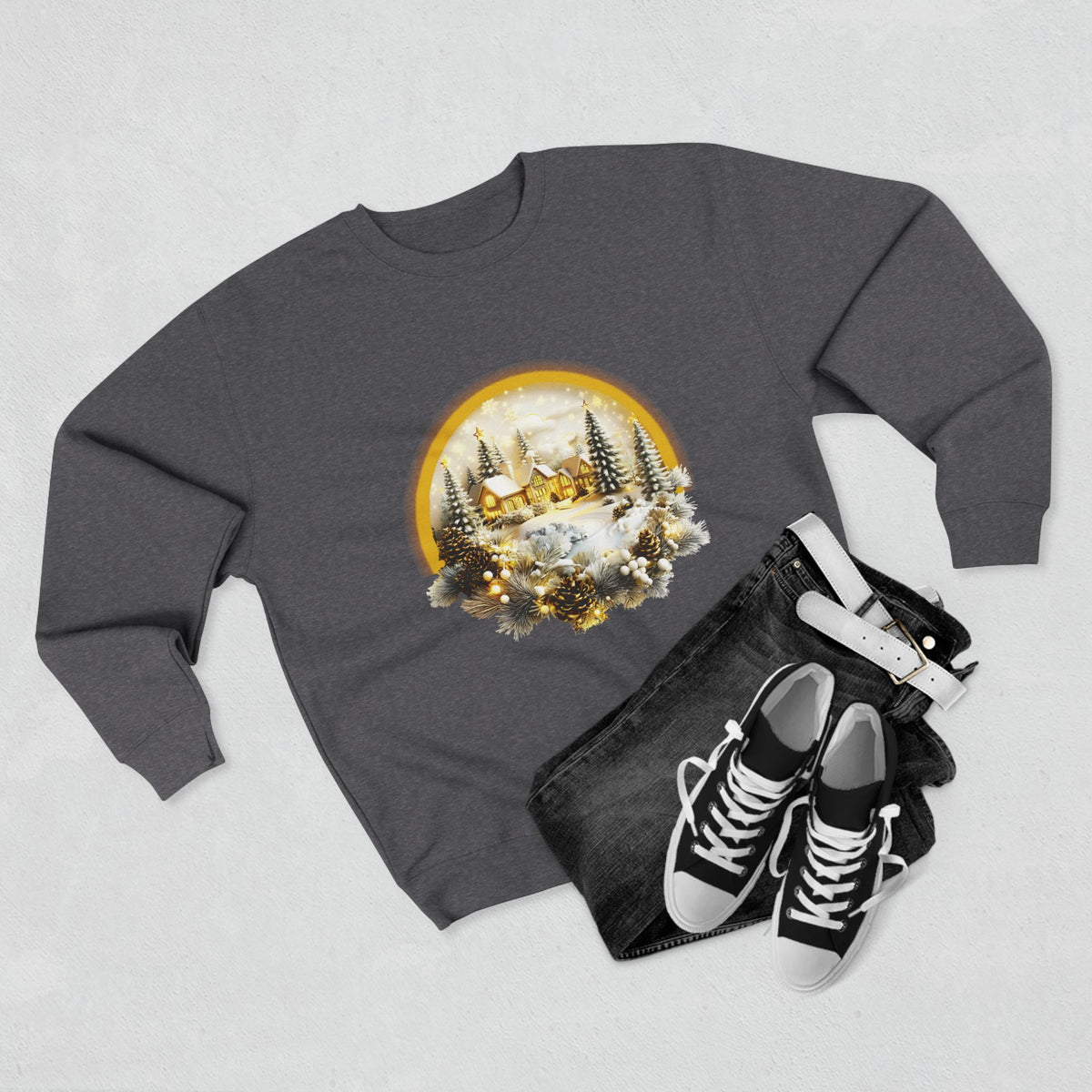 Copy of Unisex Crewneck Sweatshirt - snowman design