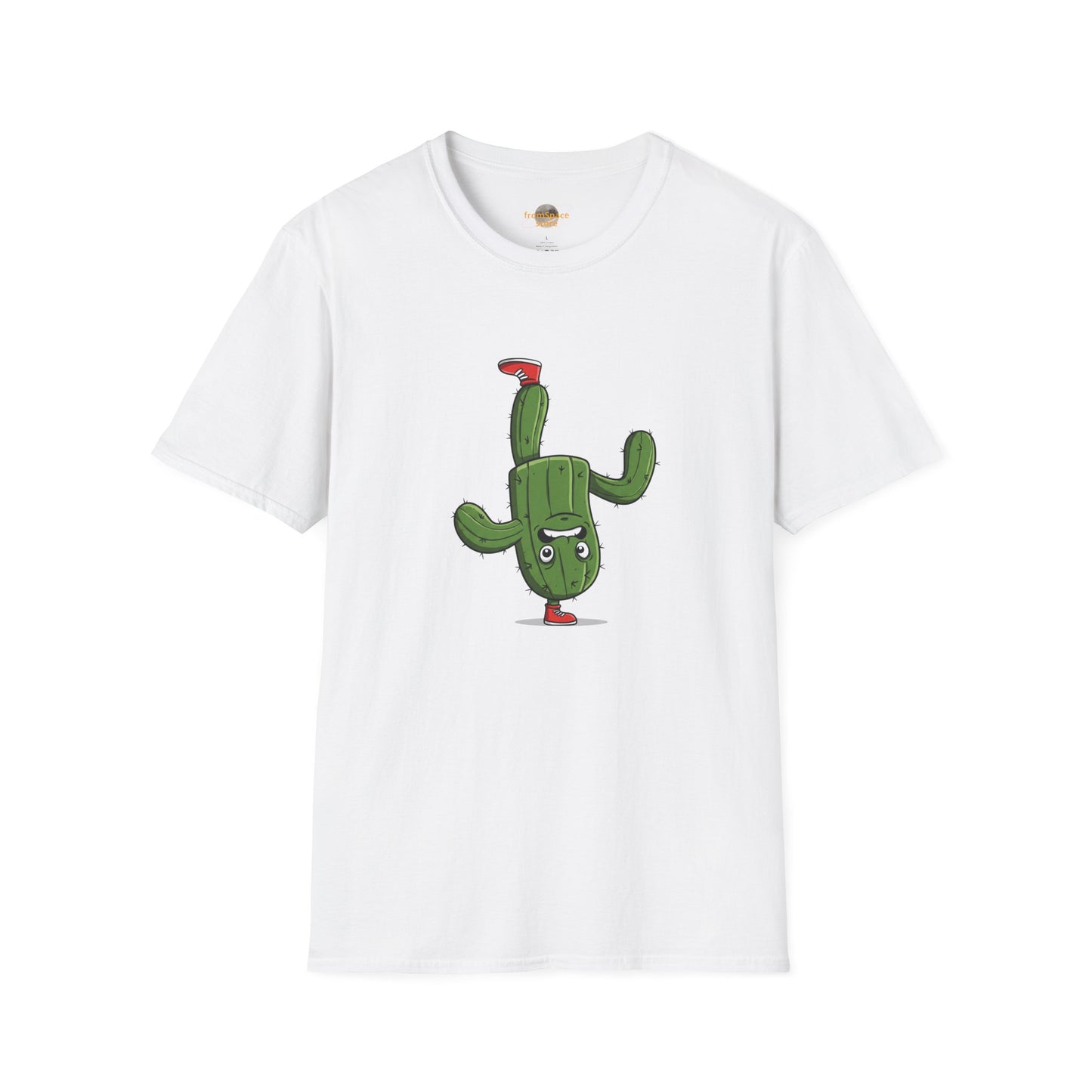 Upside-Down Cactus T-Shirt: Fun & Quirky Organic Cotton Tee | Cactus Mania Collection