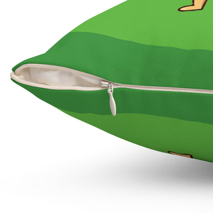 The Rolling Dreamer – Burrito Landscape Throw Pillow