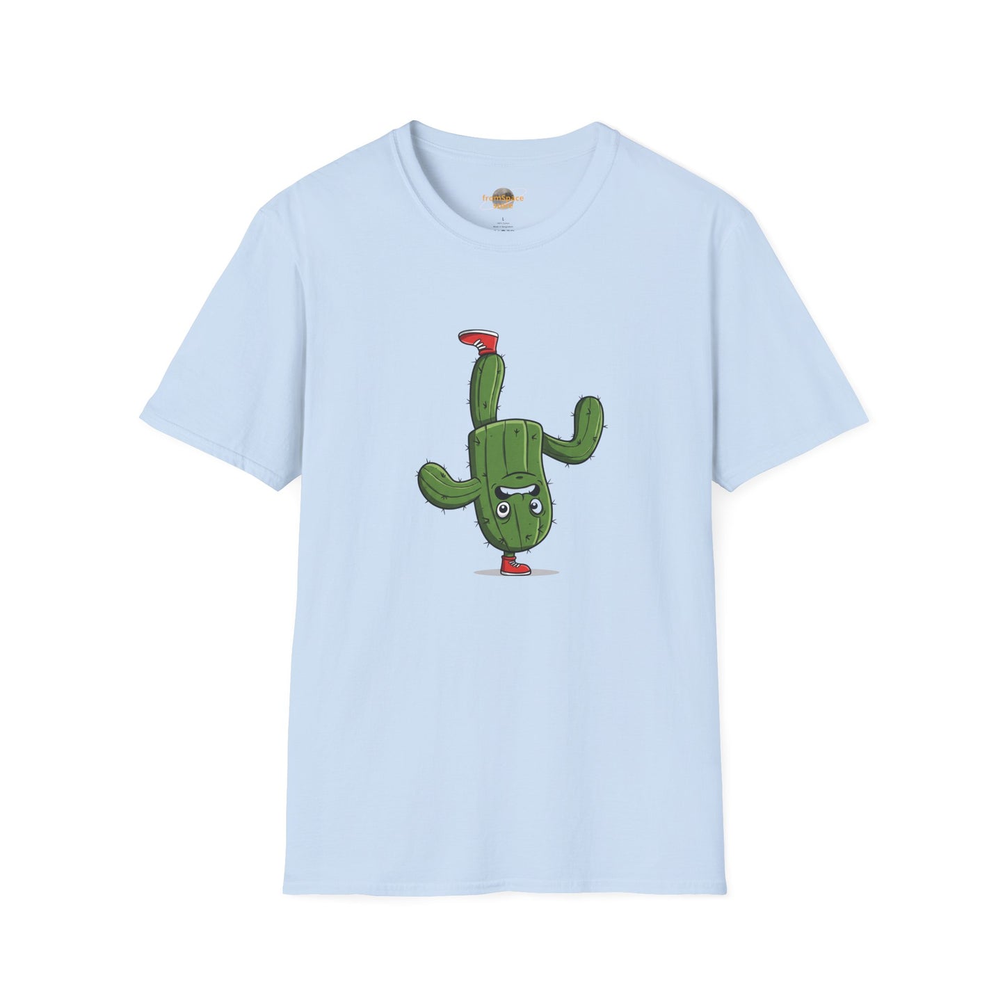 Upside-Down Cactus T-Shirt: Fun & Quirky Organic Cotton Tee | Cactus Mania Collection