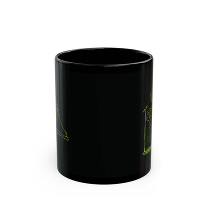 Skeleton Singer Interview Mug | Fluorescent Rock Gift