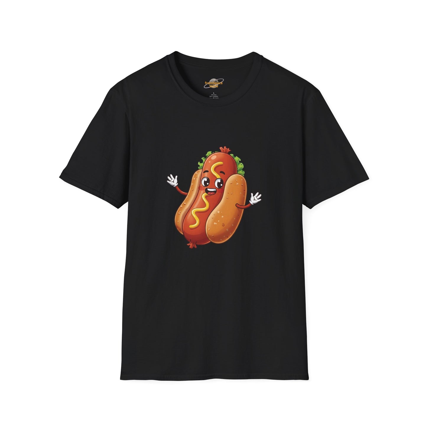 The Mustard Maestro – Classic Hotdog Graphic Tee