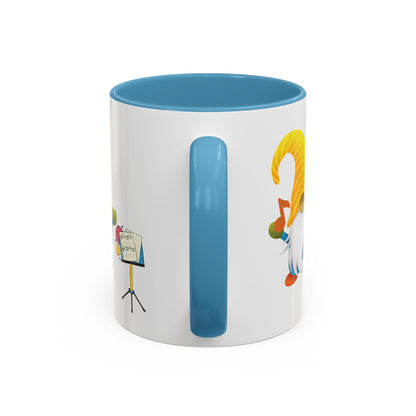 Whimsical Gnome Music Stand Mug - Perfect Gift for Music Lovers