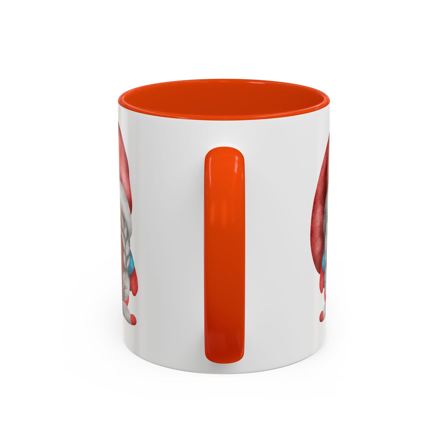 Cheerful Red Gnome with Braids Mug - Sip Your Sweet Melody | Ceramic Coffee & Tea Cup (11oz/15oz)