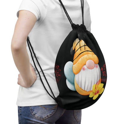 Bee Gnome Drawstring Bag: Sweet Style & Whimsical Charm