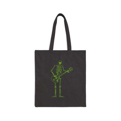 Skeleton Bass Player Fluo Tote Bag | From Space Store