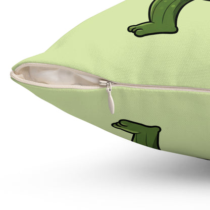Cactus with sunglasses  throw pillow