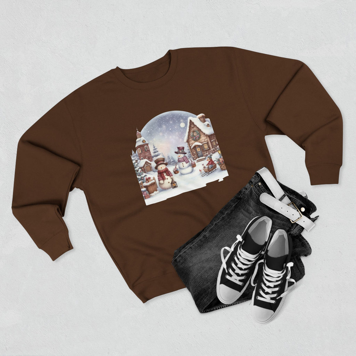 Copy of Copy of Copy of Copy of Copy of Copy of Unisex Crewneck Sweatshirt - snowman design
