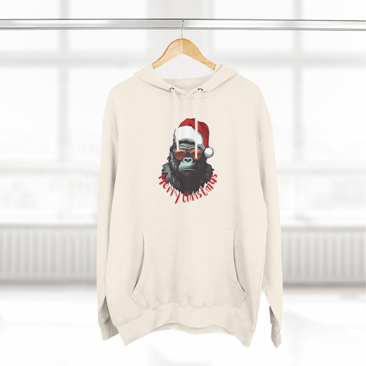 Three-Panel Fleece Hoodie - gorilla sunglasses