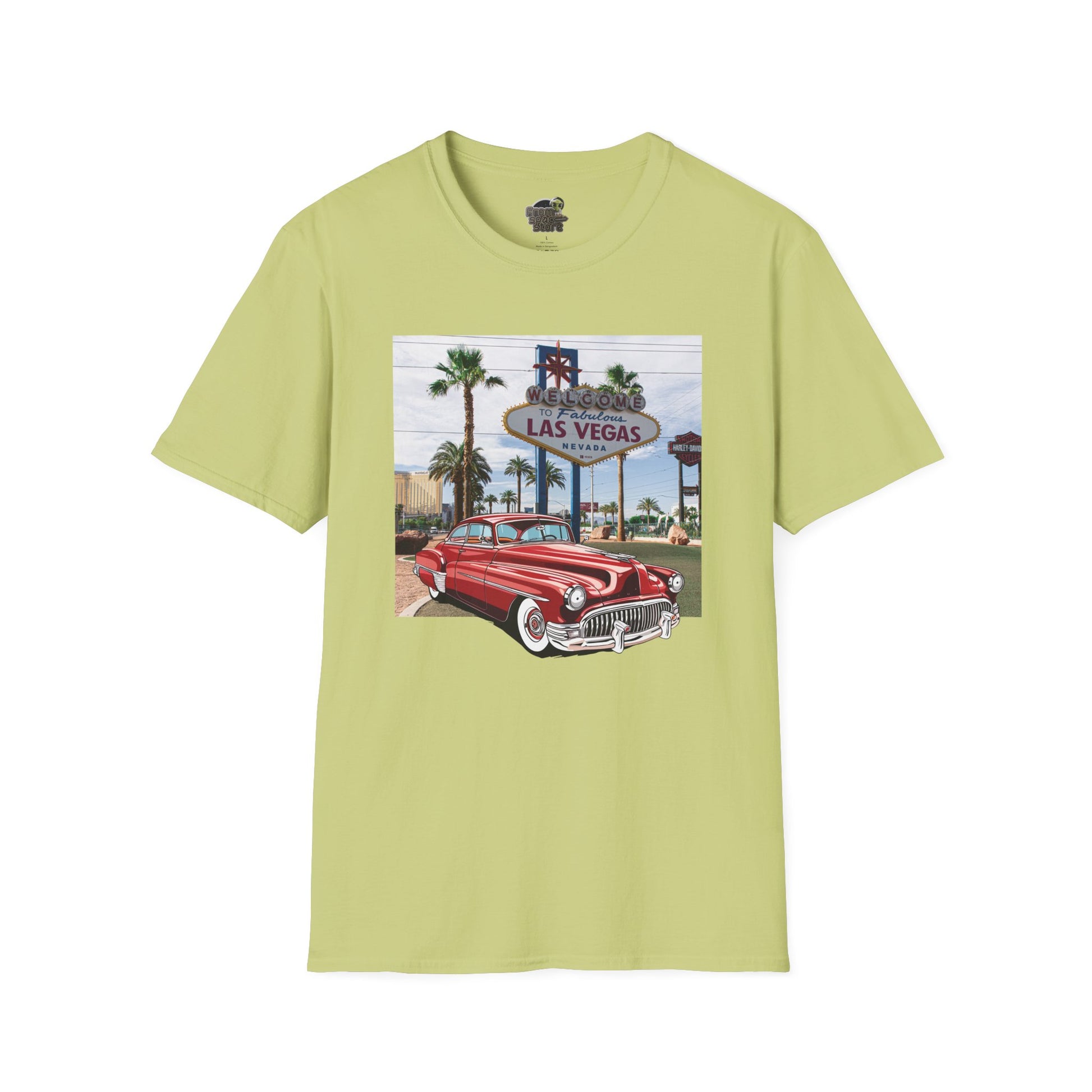 Buick 1950s Unisex T-Shirt - Vintage American Car Tee Pistachio