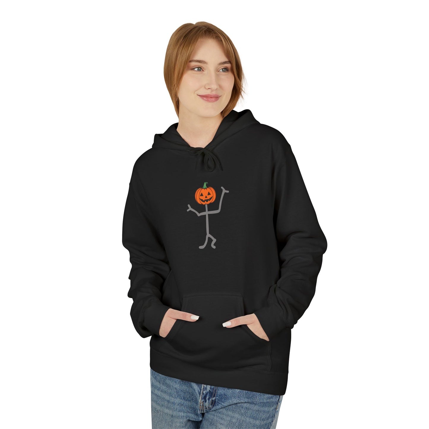 Unisex Midweight Softstyle Fleece Hoodie - Halloween thin man