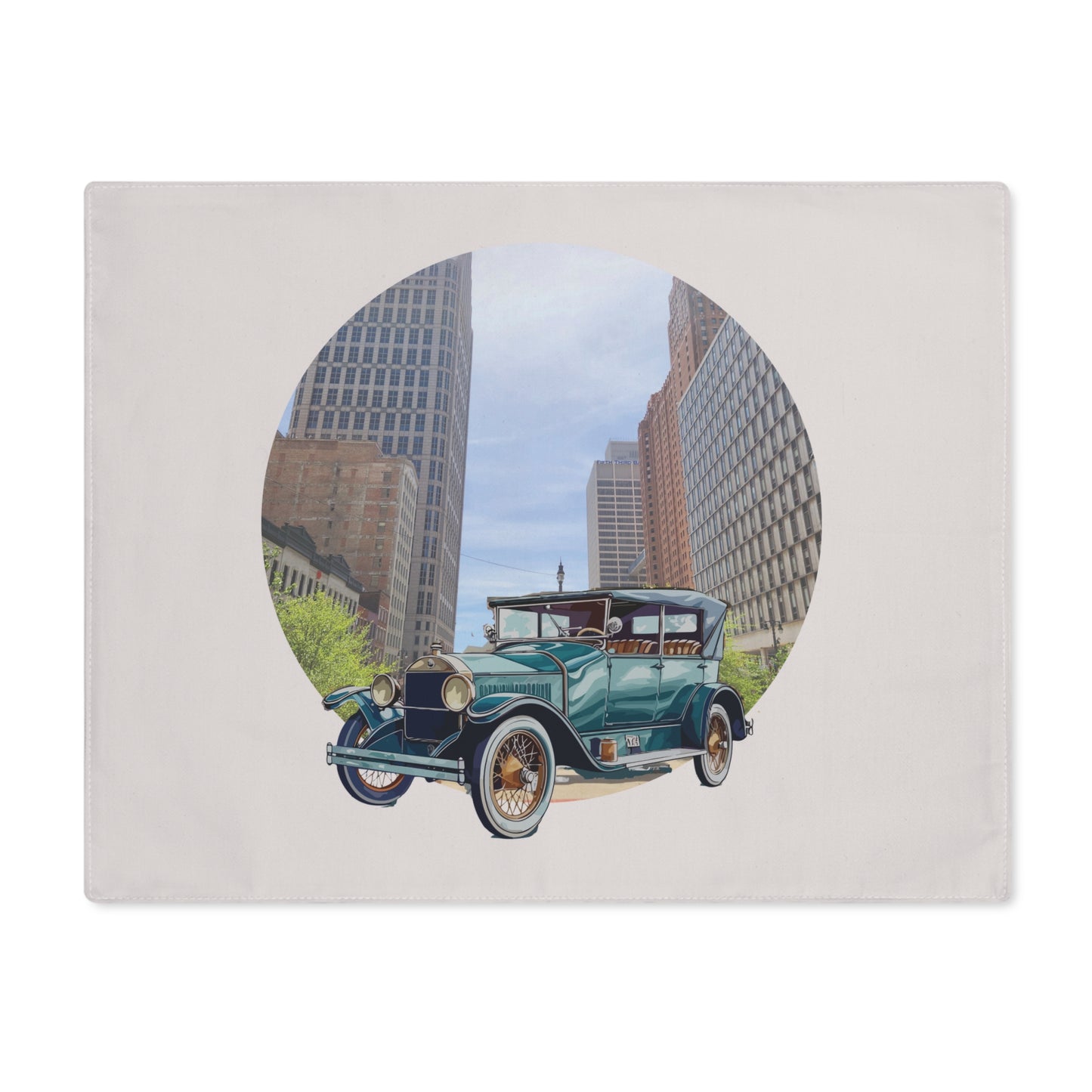 The Architect’s Ride: Buick Doctor Coupe Detroit Placemat