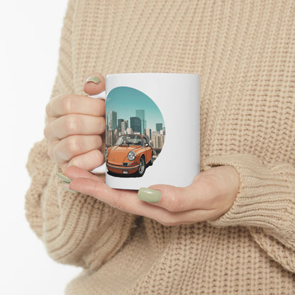 Porsche 911 Vintage Mug - Iconic Power & Design