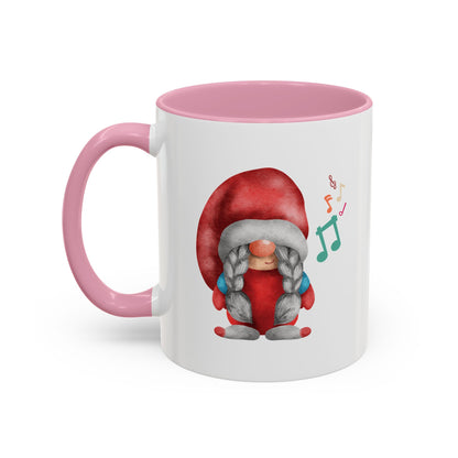 Cute Gnome Mug - Red & White - Perfect Holiday Gift idea