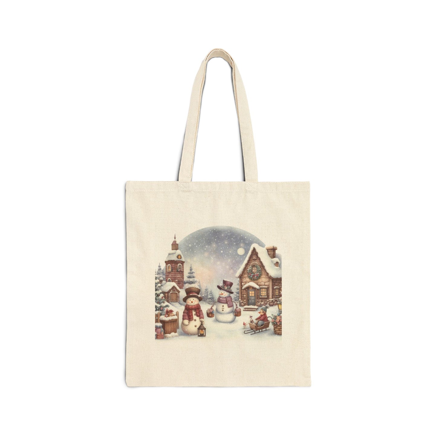 The Christmas Village Tote Bag: Your Go-To Funny Holiday Gift & Reusable Canvas Shopper