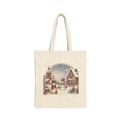 The Christmas Village Tote Bag: Your Go-To Funny Holiday Gift & Reusable Canvas Shopper