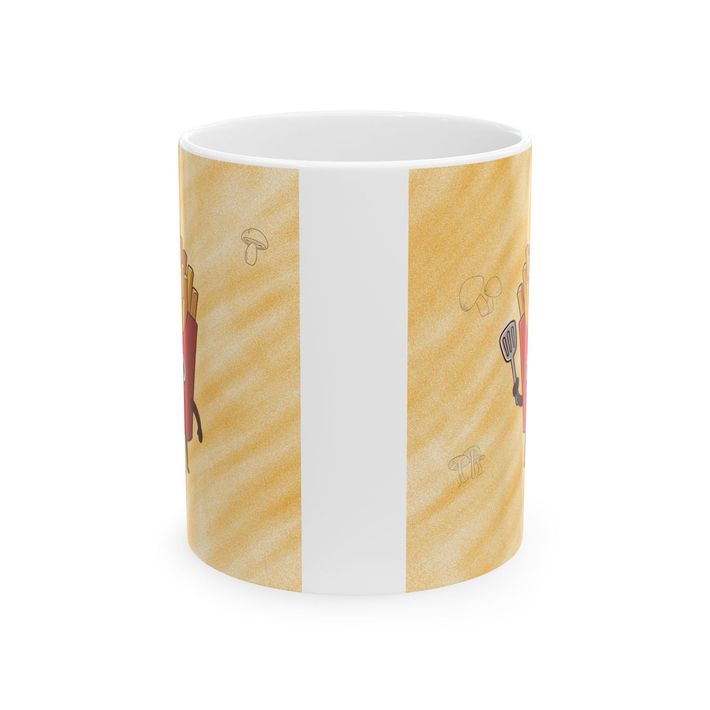 The Crispy Commander | Street Foods Fries Ceramic Mug