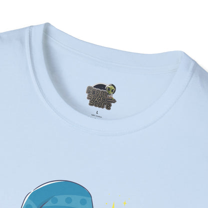 Mystical Book-Reading Gnome Unisex T-Shirt: Stories & Sparkle