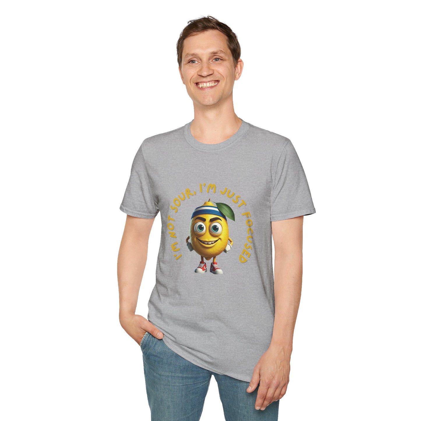 Athletic Lemon T-Shirt: Funny Fruit Gym Tee