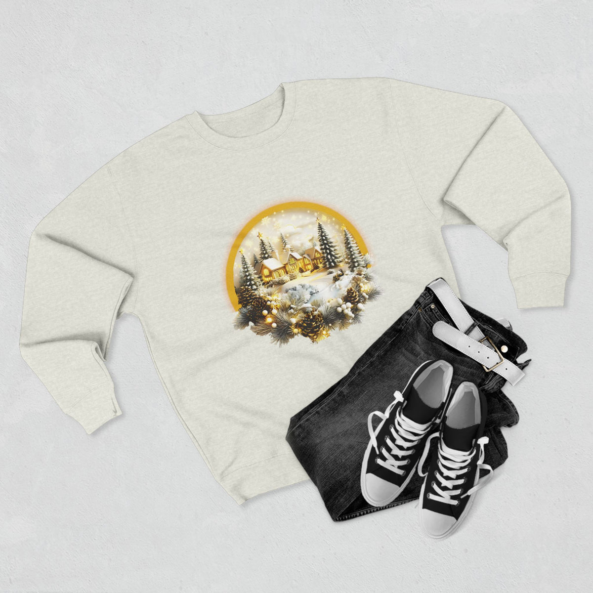 Copy of Unisex Crewneck Sweatshirt - snowman design