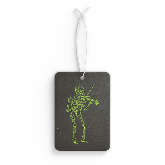 Metal Skeleton Fluo Violinis Interview Car Air Freshener -  Power Car Freshener: Fresh Scent, Long-Lasting Fragrance, Funny Design