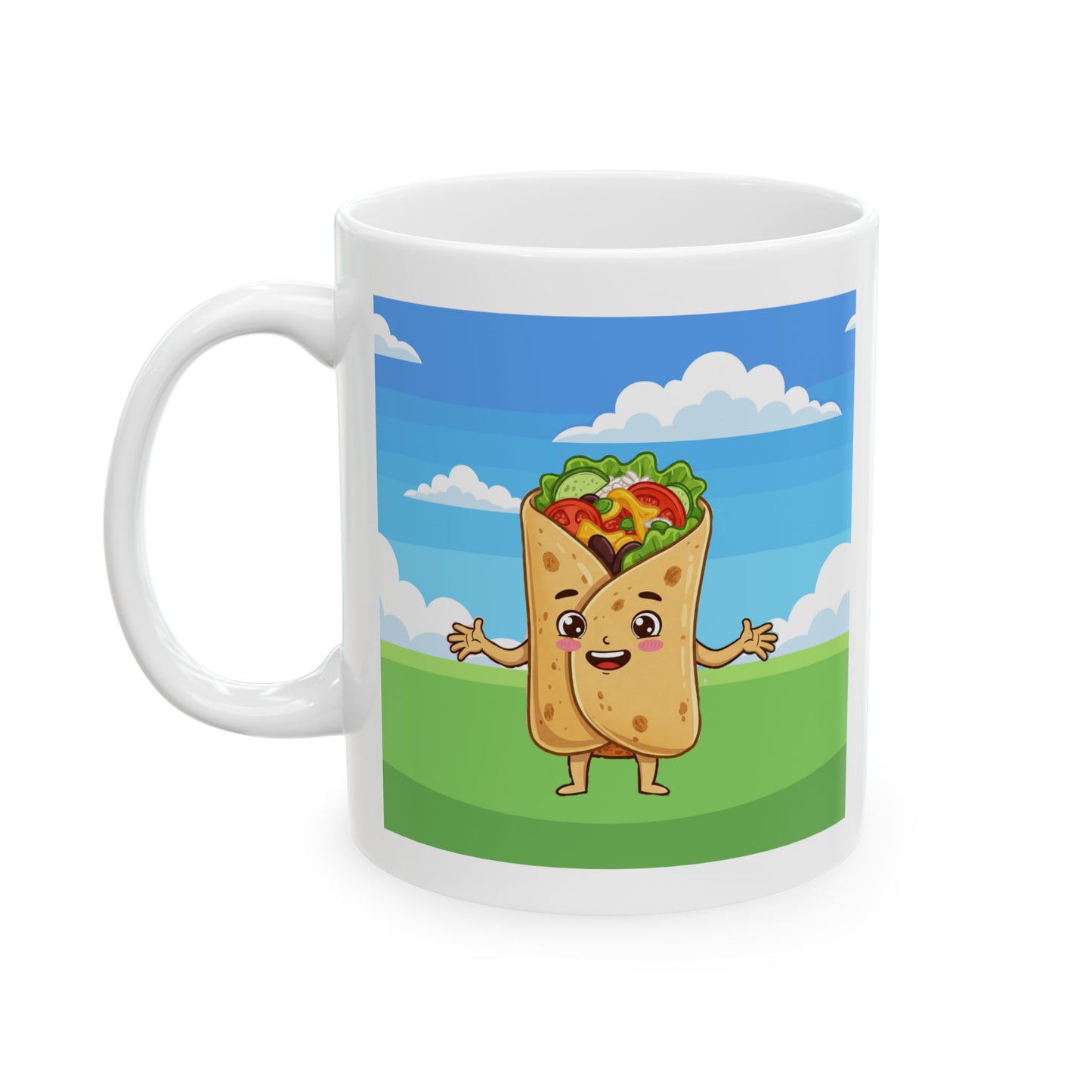 The Midnight Nomad | Street Foods Burrito Ceramic Mug