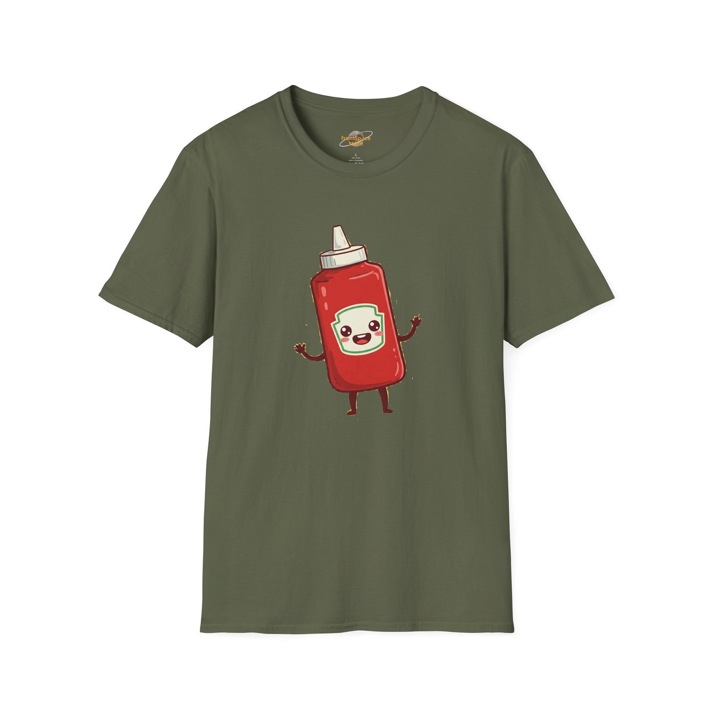 The Crimson Splash – Happy Ketchup Confetti Tee