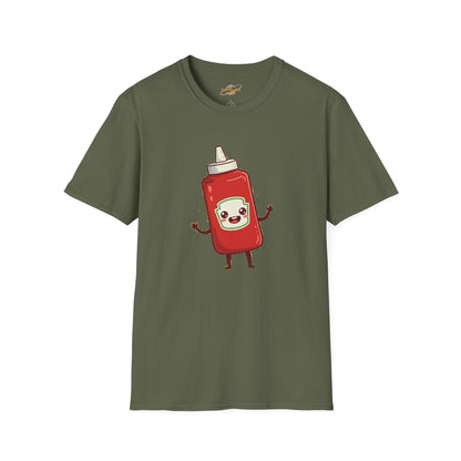 The Crimson Splash – Happy Ketchup Confetti Tee