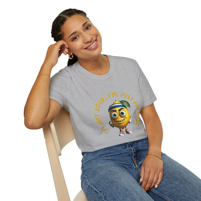 Athletic Lemon T-Shirt: Funny Fruit Gym Tee