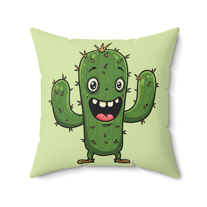 Joyful Cactus throw pillow