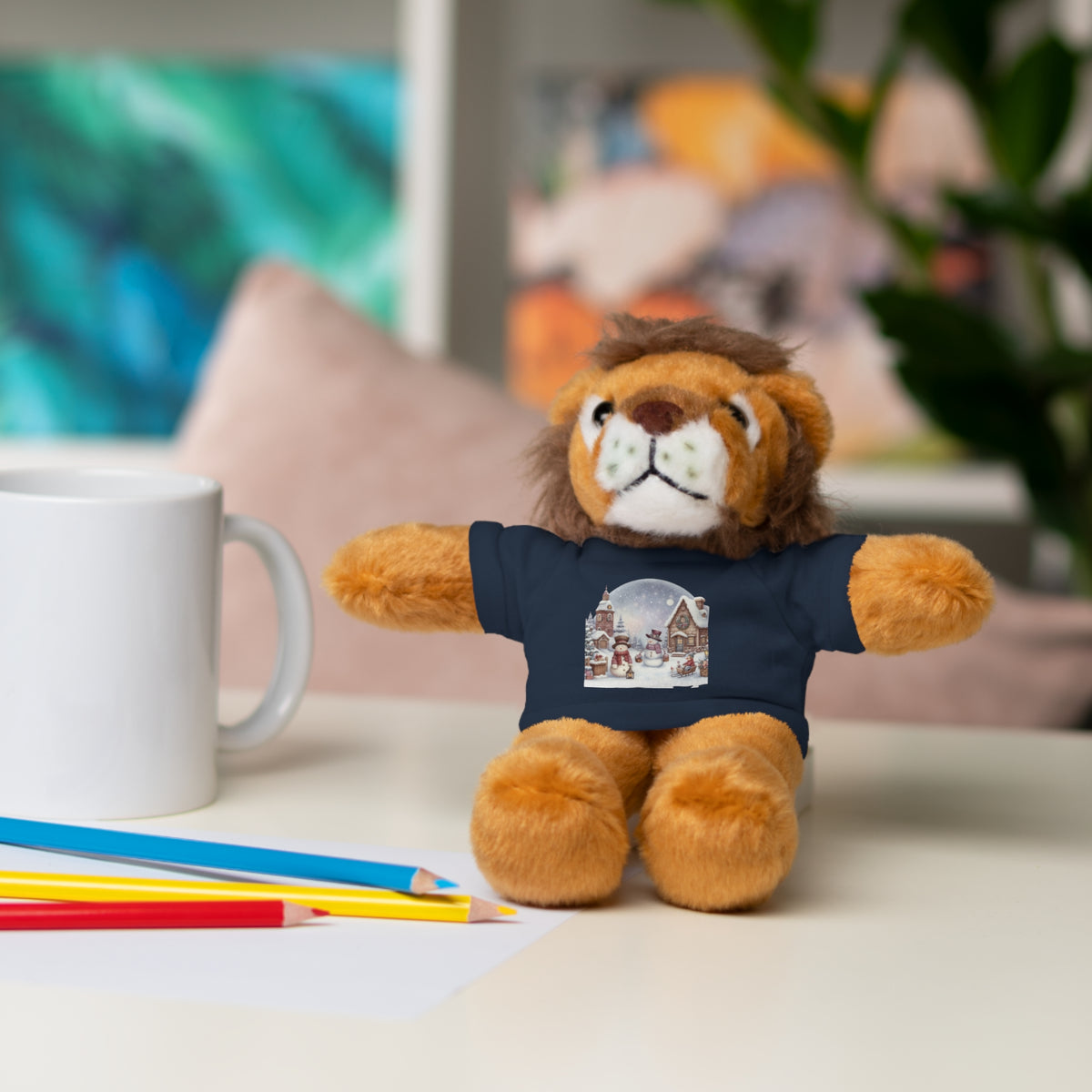 Stuffed Animals with Tee gorilla