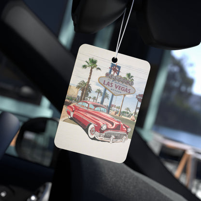 Vintage Las Vegas Car Air Freshener