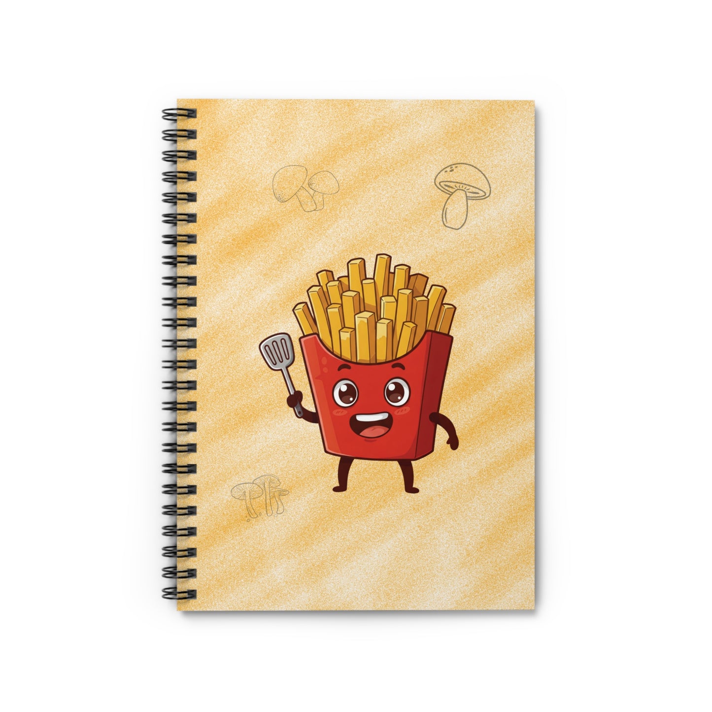 Fries Spiral Notebook | Fun Fast Food Journal
