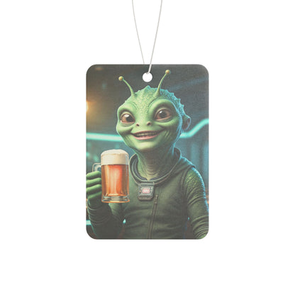 Alien Happy Hour Car Freshener - Craft Beer Vibe & Long-Lasting Scent