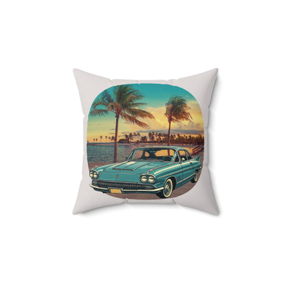 Midnight in Havana – Cadillac Eldorado Brougham Vintage Throw Pillow