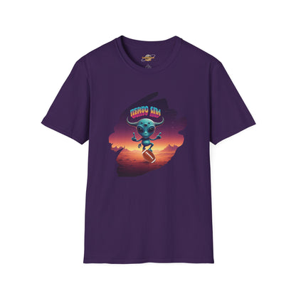 Headline: Get the "Alien Football Player" Unisex T-Shirt: The Ultimate UFO Vibes Tee