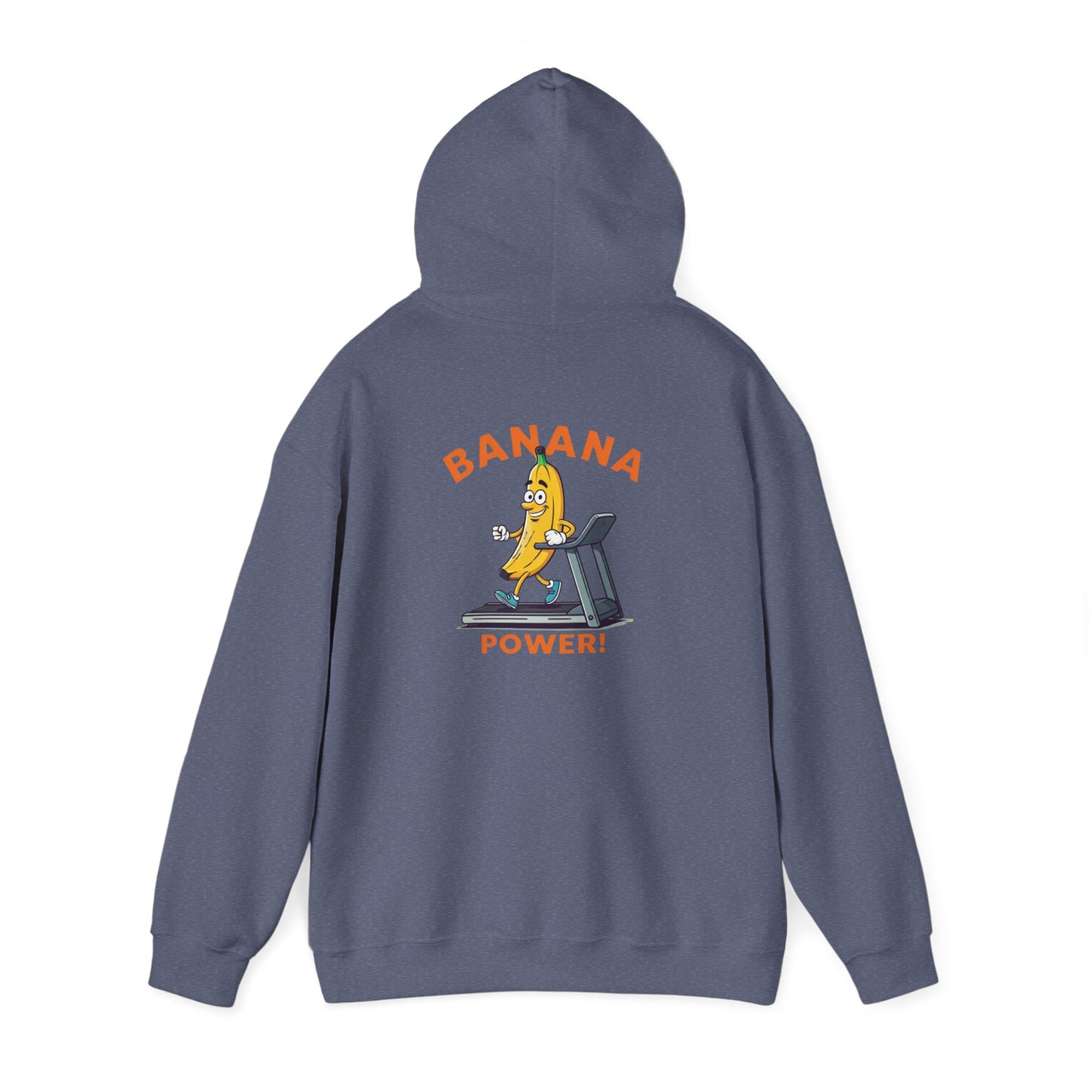 Banana Power! Hoodie - Stay Fit and Stylish with Our Funny Banana Workout Design. Perfect for Gym Rats and Fruit Lovers!