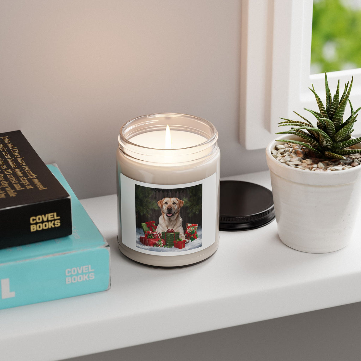Copy of Custom Cat Christmas Candle | Personalized Pet Gift | Soy Wax, 9oz