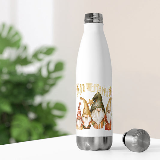Harmonious Hydration: Four Gnomes Insulated Water Bottle! 20oz